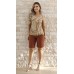 034461 - Blusa Ramany Estampa Abstrata